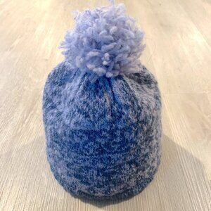 Hand Knit Fair Isle Hat with Pompom. NEW